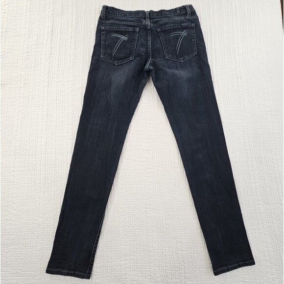 7 For All Mankind High Waist Ankle Gwenevere Jeans Women's 30 (30x31) Skinny EUC - Picture 2 of 16